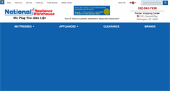 Desktop Screenshot of nationalappliancewarehouse.com
